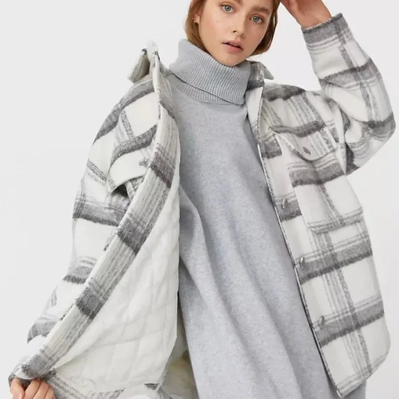 Stradivarius Plaid Jacket - Picture 6 of 6